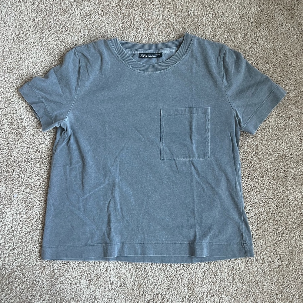 Light grey T-shirt from Zara